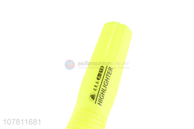 New Arrival Plastic Highlighter Pen Fluorescent Pen