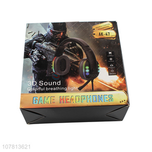 Factory wholesale stereo gaming headset 3D headphones