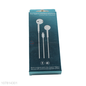 Premium type-C device earphone in-ear bass earphone