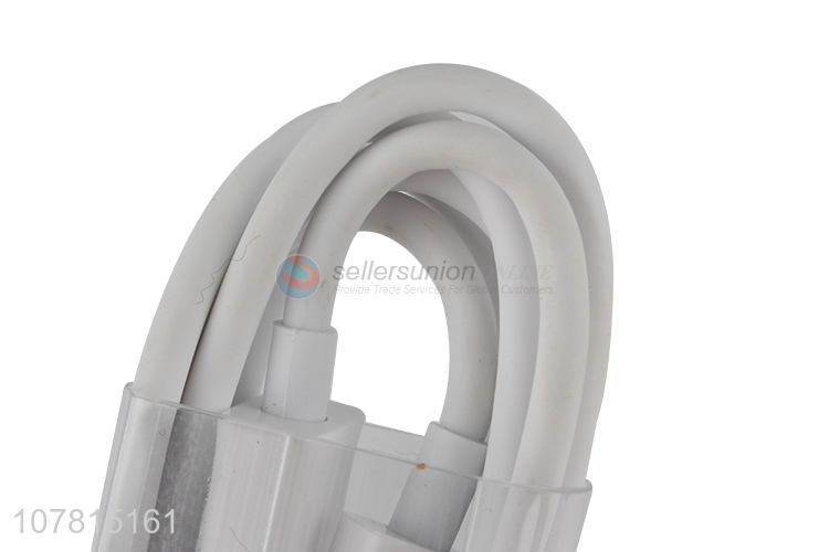 Hot sale white metal apple replacement mobile phone data cable