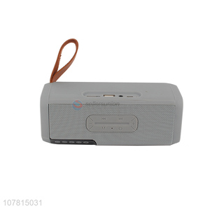 Simple style gray portable outdoor wireless speaker