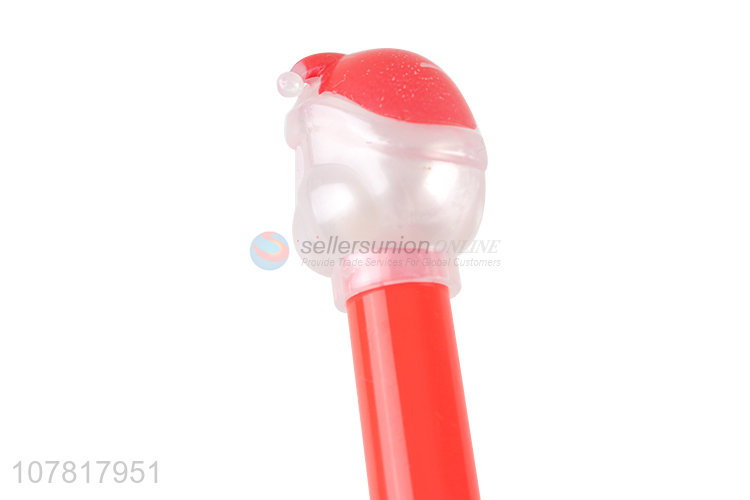 China factory santa claus led light gel pen
