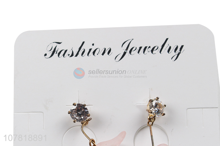 China factory creative elegant flowers stud earrings fashion jewelry