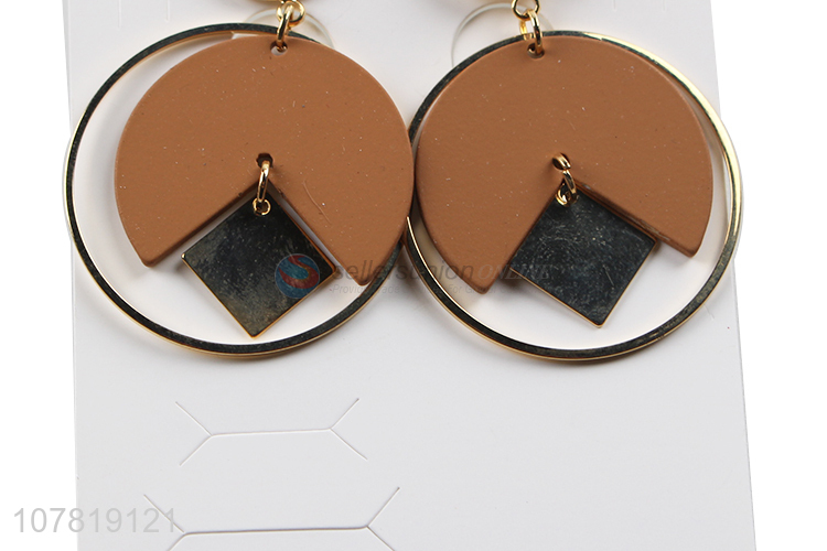 Hot sale geometric statement earrings fashion jewelry ornaments