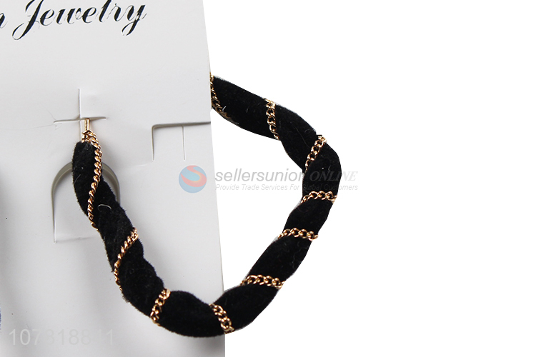 Hot sale handmade twist geometric earrings fashion accessories