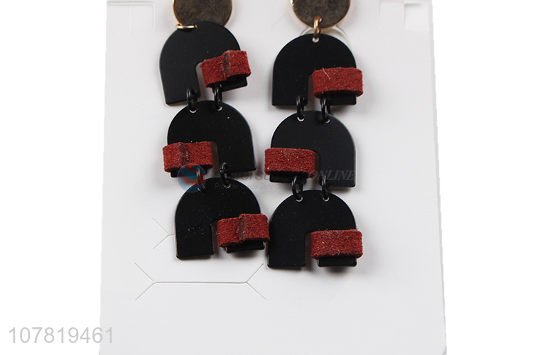 Wholesale popular personalized exaggerated earrings metal drop earrings