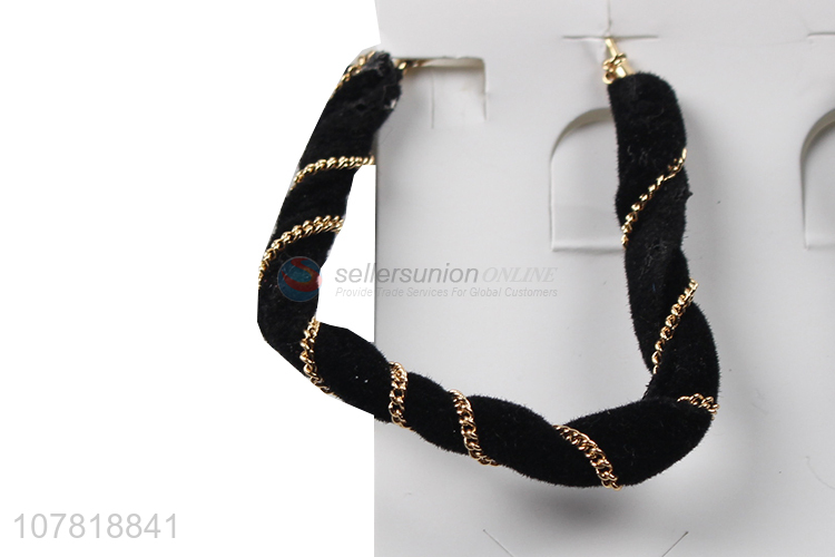 Hot sale handmade twist geometric earrings fashion accessories