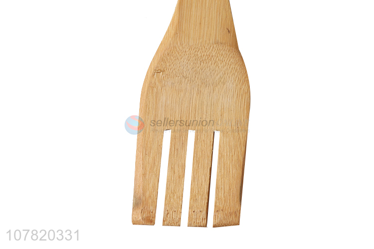 Good quality kithen tool heat resistant wooden cooking slotted spatula