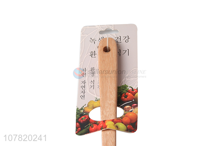 New arrival kitchen utensils eoc-friendly wooden spatula wooden turner