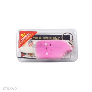 New arrival pu foam popsicle slow rising toy key chain