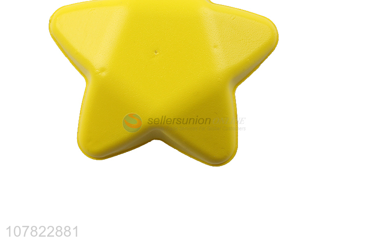 Hot sale yellow star shape slow rising squeeze toys