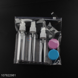 Good quality travel bottle set spray bottle shampoo cream bottle