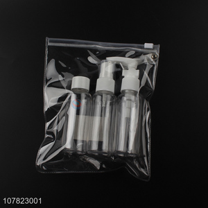 China factory travel bottle set spray bottle shampoo lotion bottle