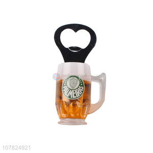 China factory beer cup shape household bottle opener