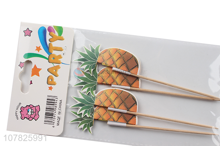 China factory party decorative fruit cake picks