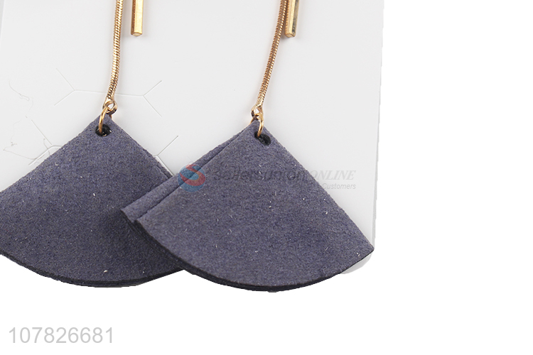 New Arrival Fan Pendant Earring Fashion Ladies Eardrop