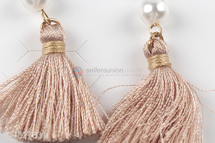 Modern Style Tassel Pendant Earring Fashion Eardrop