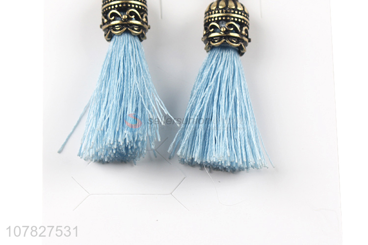 Retro Court Style Tassel Earring Ladies Drop Earring