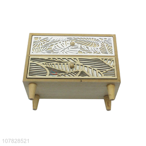 China manufacturer home decoration mini carved storage cabinet jewelry box