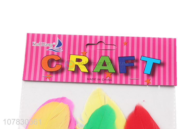 Custom Kids DIY Decorative Feather Creative Handmade Crafts