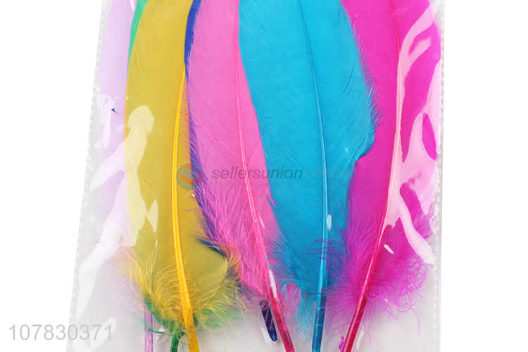 Good Sale DIY Decorative Colorful Feather Kids Handcrafts