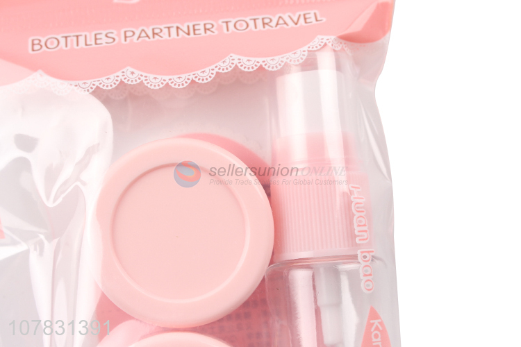 Factory wholesale makeup travel kits empty cosmetic travel bottle set