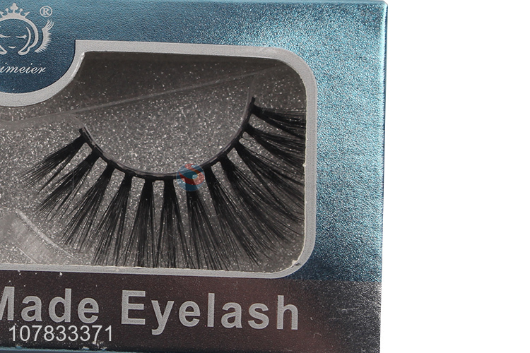 Wholesale 5D 100% handmade glitter false eyelashes faux eyelashes