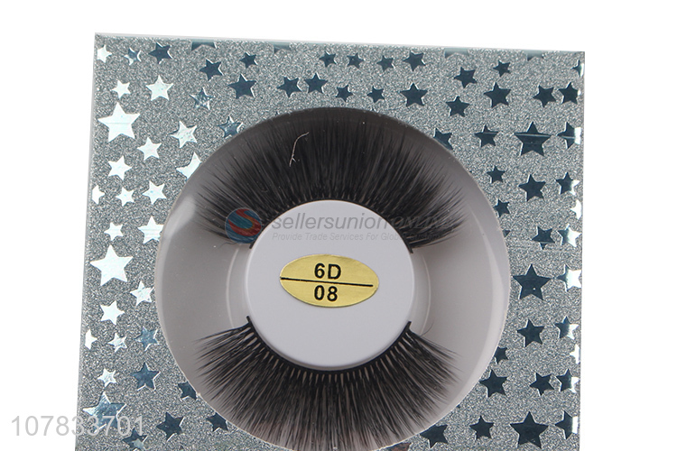 Competitive price 6D mink eyelashes handmade faux fur eyelashes