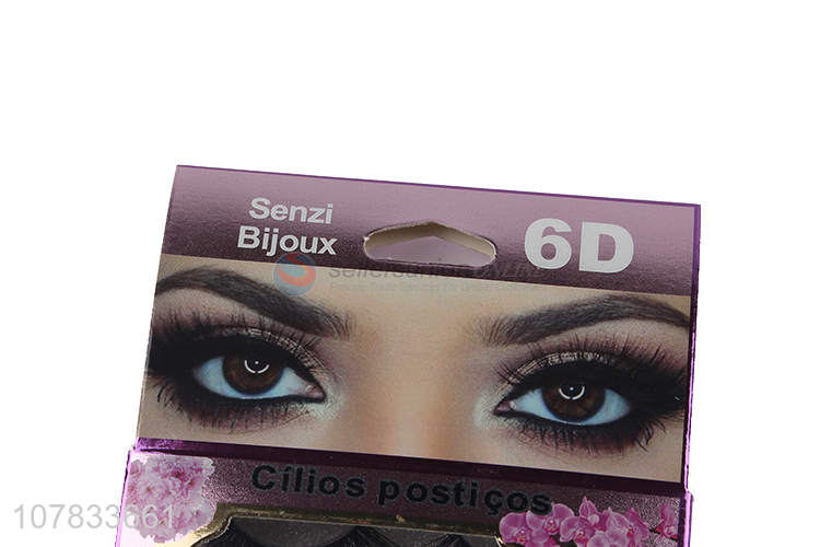 Factory price 6D soft glitter mink eyelashes fashion eyelashes