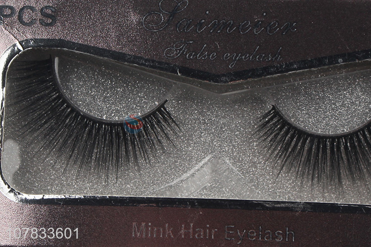 Hot products 6D mink eyelashes synthetical glitter faux eyelashes