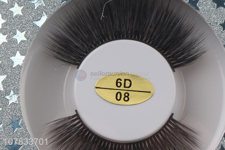 Competitive price 6D mink eyelashes handmade faux fur eyelashes