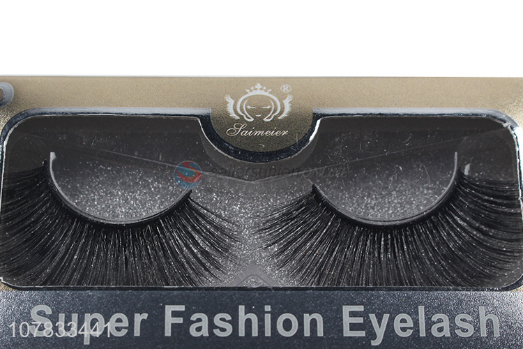 Most popular 5D glitter eyelashes natural long silk winged eyelashes