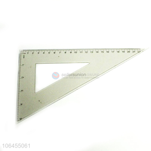 Yiwu direct sale plastic ruler right angle triangle plate