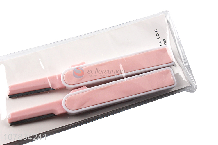 Top Quality 2 Pieces Fashion Eyebrow Razor Set