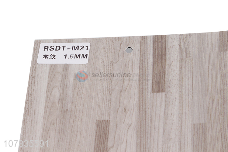 Custom Wood Grain Floor Tile Waterproof PVC Flooring
