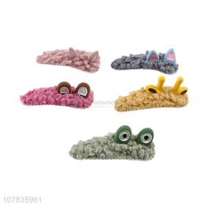 Creative style three-dimensional cartoon animal hairpin