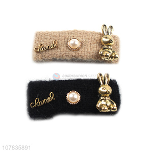 New creative design temperament wool braided BB clip