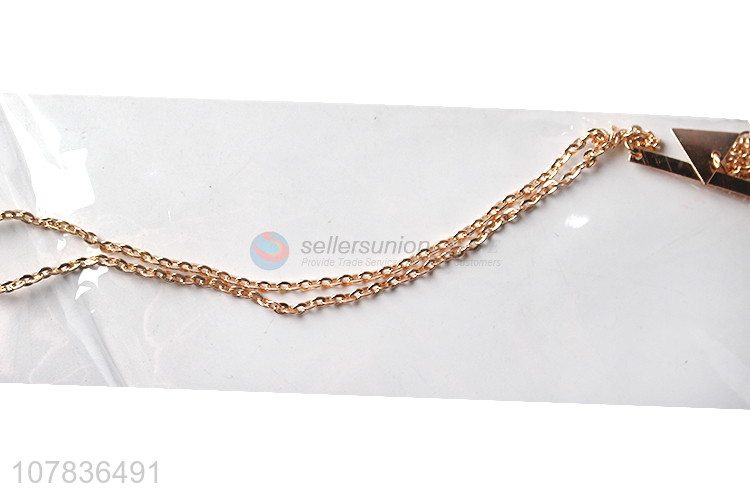 Most popular stainless steel women necklace wholesale