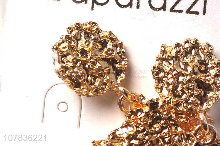 High quality gold stainless steel earrings for jewelry