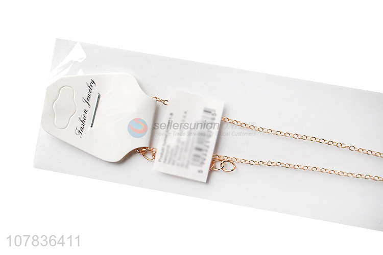Popular product stainless steel girls necklace wholesale