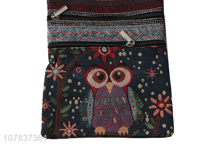 Popular product owl pattern traditional shoulder bag