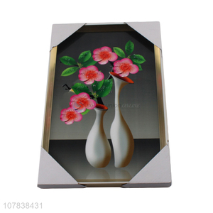 New product rose flower paintings for western restaurant decoration