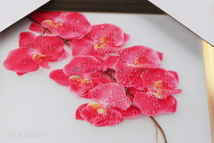Good quality flower painting for living room wall decoration