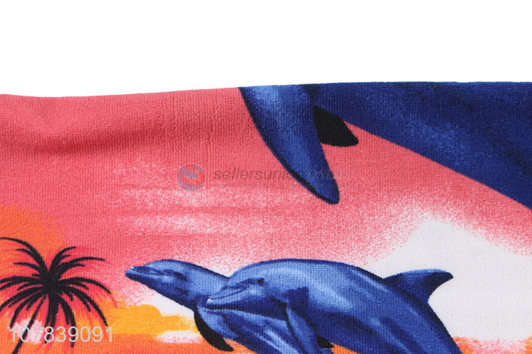 Fashion Color Printing Bath Towel Soft Beach Towel