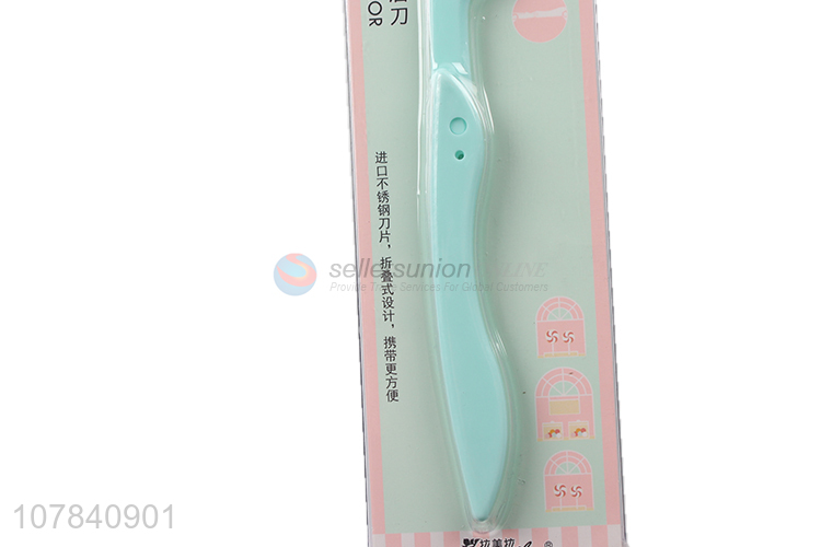 Yiwu wholesale plastic handle multifunctional eyebrow cutter