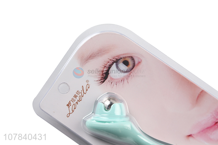 High quality green portable rolling ball eye massager for ladies