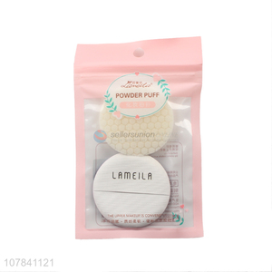 Hot sale white sponge cushion powder puff lady makeup tool