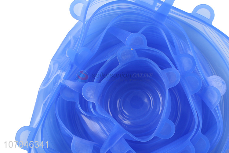 New arrival blue soft silicone fresh-keeping cover
