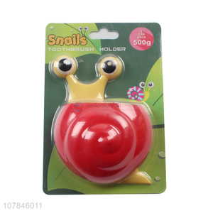 Factory direct red cartoon snail toothbrush holder