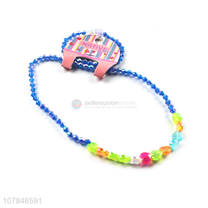 Wholesale Fashion Plastic Necklace Bracelet Set